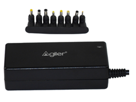 [71859] CARGADOR FUENTE PARA LAPTOP UNIVERSAL AGILER 40W (8 PUNTAS )