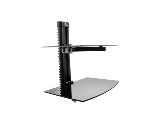 [87629] SOPORTE XTECH DE PARED, PARA EQUIPOS ELECTRONICO, (2 REPISAS), SOPORTA HASTA 32LB MAXIMA POR REPISA, NEGRO (XTA-315)