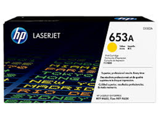 [78191] TONER HP 653A - CF322A - AMARILLO - 16,500 PAGINAS - PARA IMPRESORA LASERJET - M680 SERIE.