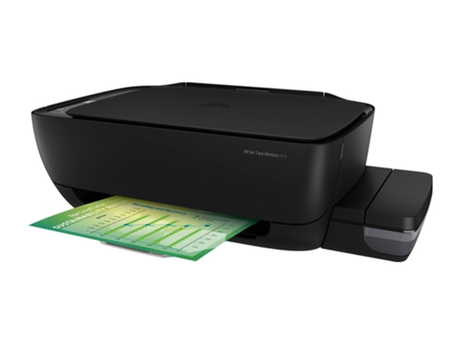 [85530] IMPRESORA HP INK TANK 415 - ALL IN ONE PRINTER- SISTEMA DE TINTA CONTINUA - INALAMBRICO - COLOR - PRINT SPEED BLACK: ISO, UP TO 8.5 PPM, DRAFT, UP TO 20 PPM. (6000 PAGINAS NEGRO) PRINT SPEED COLOR: ISO, UP TO 6 PPM, DRAFT, UP TO 16 PPM. (8000 PAGINAS COLOR) SCAN RESOLUTION, OPTICAL UP TO 1200 X 1200 DPI. COPY RESOLUTION: UP TO 1200 X 1200 DPI. USB.