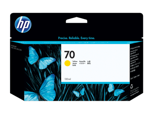 [91480] CARTUCHO HP 70 - C9454A - YELLOW - 130ML - PARA IMPRESORA HP DESIGNJET Z2100 44-IN PHOTO; HP DESIGNJET Z2100 44-IN PHOTO (Q6677C#B1K) ; HP DESIGNJET Z2100 44-IN PHOTO; HP DESIGNJET Z2100 24-IN PHOTO; HP DESIGNJET Z2100 24-IN PHOTO; HP PHOTOSMART PRO B9180 PHOTO; HP PHOTOSMART PRO B9180; HP PHOTOSMART PRO B8850 PHOTO; HP DESIGNJET Z3200 44-IN PHOTO; HP DESIGNJET Z5400 44-IN POSTSCRIPT (E1L21A#B1K) ; HP DESIGNJET Z3200 44-IN POSTSCRIPT PHOTO; HP DESIGNJET Z3200 24-IN POSTSCRIPT PHOTO; HP DESIGNJET Z3200 24-IN POSTSCRIPT PHOTO; HP DESIGNJET Z5200 44-IN PHOTO