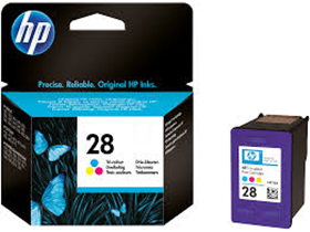 [60847] CARTUCHO HP 28 - C8728A - TRICOLOR - 8ML - PARA IMPRESORA DESKJET 3843 /  5850  / 3848 / PSC 1210