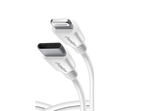 [88798] CABLE USB-C/LIGHTNING, POWER DELIVERY CHARGEWORX PARA SMARTPHONE, TABLETS, GAME CONSOLES, 3FT, BLANCO, CARGA 50% EN 30 MINUTOS (IPHONE).