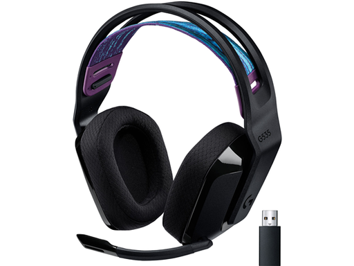 [92754] AUDIFONO CON MICROFONO LOGITECH G535 LIGHTSPEED WIRELESS GAMING HEADSET, COLOR NEGRO, RESPUESTA DE FRECUENCIA: 100 HZ - 10 KHZ, DURACION HASTA 33 HORAS, PESO 236 G.