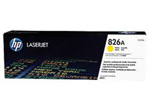 [81309] TONER HP 826A - CF312A - AMARILLO - 31,500 PAGINAS - PARA IMPRESORA LASERJET M855 SERIES