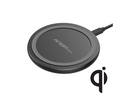 [87288] CARGADOR INALAMBRICO RAPIDO ARGOM SURFACE P1/USB 10W, ARG-AC-0130BK.
