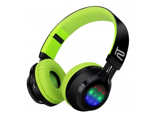 [87797] AUDIFONO CON MICROFONO KLIPX LITEBLAST BLUETOOTH, 7 HORA DE REPRODUCCION APROX. LUCES LED, PLEGABLE (KHS-659)