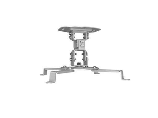 [88716] SOPORTE PARA PROYECTOR KLIPX DE TECHO 360 GRADOS - BAJO PERFIL - HASTA 13.5KG - 30 LIBRAS - INCLINACION DE 15 GRADOS DE AMBOS LADOS - BLANCO - (KPM-400W),