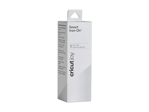 [93450] ROLLO DE VINIL CRICUT PERMANENTE INTELIGENTE IRON ON ,   5.5X24". APRA CRICUT JOY  ¡DURA MÁS DE 50 LAVADAS! LOS VINILES EVERYDAY IRON-ON CON GARANTÍA STRONGBOND. APLIQUE CON PRENSA DE CALOR. COLOR BLANCO (2007201).