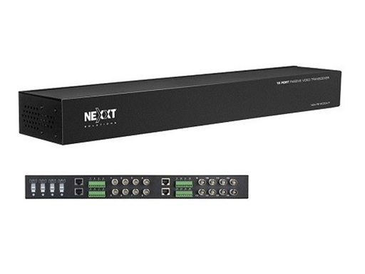 [80809] TRANSCEPTOR PASIVO DE VIDEO PARA RACK NEXXT NSA-HP16HSR-V TRANSMISIÓN INTEGRAL DE VIDEO POR CCTV TRANSMISIÓN DE VIDEO PASIVO DE 16 CANALES