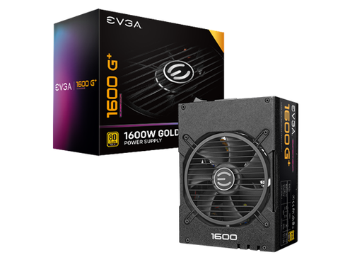 [92928] POWER SUPPLY EVGA 1600W, G+ 80+ GOLD FULLY MODULAR