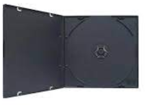 [89483] CAJA VACIA DE CD, 5.2MM, PP, NEGRO