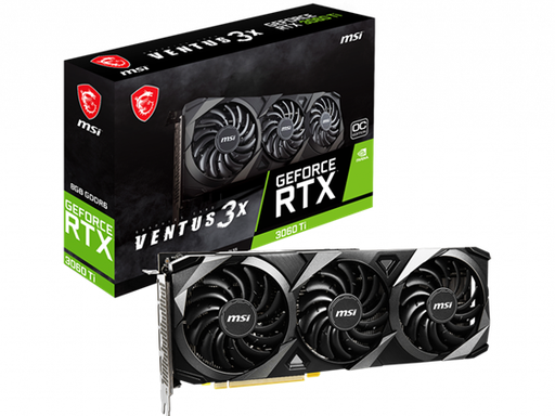 [91213] TARJETA DE VIDEO MSI VENTUS GEFORCE RTX 3060 TI 8GB GDDR6 PCI EXPRESS 4.0