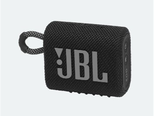 [94174] BOCINA JBL GO3 BLUETOOTH 5.1, WATERPROOF IP67 4.2W, 5 HRS AUTONOMIA, COLOR NEGRO (GO3BLKAM).