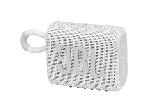 [94176] BOCINA JBL GO3 BLUETOOTH 5.1, WATERPROOF IP67 4.2W, 5 HRS AUTONOMIA, COLOR BLANCO (GO3WHTAM).