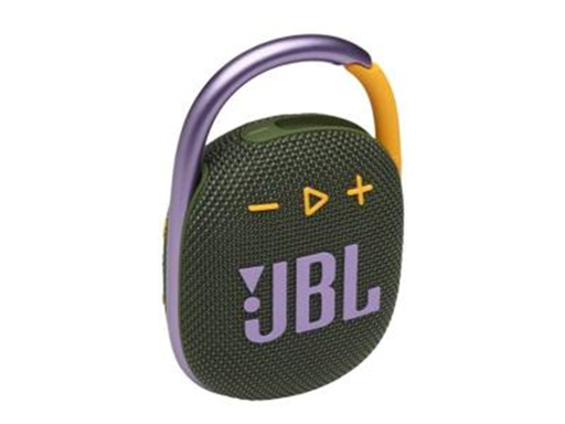 [94178] BOCINA JBL CLIP 4 BLUETOOTH 5.1, WATERPROOF IP67, CLIP DE AGARRE, 5W, ?85 DB 10 HRS AUTONOMIA, COLOR VERDE (CLIP4GRNAM).