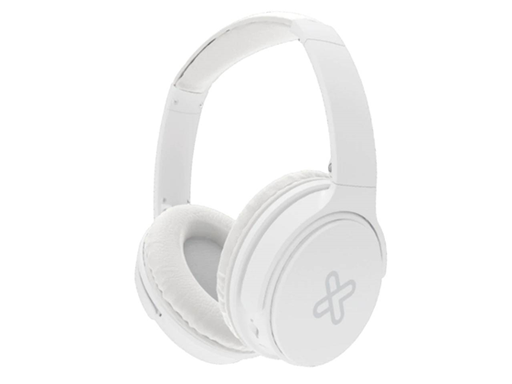 [94222] AUDIFONO CON MICROFONO KLIPX OASIS - BLUETOOTH 5.0 - CANCELACION DE RUIDO ACTIVA - CONTROLES EN EL AURICULAR - HASTA 7 HORAS DE REPRODUCCION - ALMOADILLLA ACOLCHADAS - PUERTO 3.5" - PLEGABLE - BLANCO (KNH-050WH)