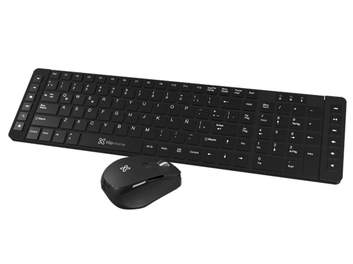 [94234] TECLADO MOUSE KLIPX REVOLUTION, INALAMBRICO, TECLAS BAJO PERFIL, 6 TECLAS DE ACCESO RAPIDO, OPTICAL MOUSE, ESPAÑOL, (KCK-270S)
