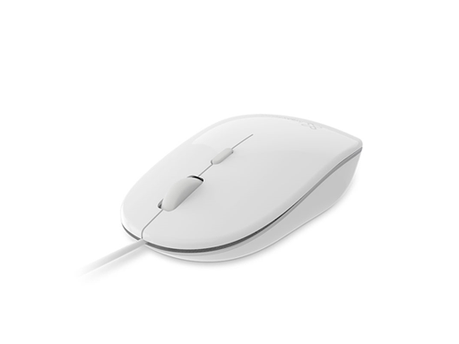 [94236] MOUSE OPTICO KLIPX KRISTAL, USB, 4 BOTONES, 1600 DPI, WHITE (KMO-201WH)