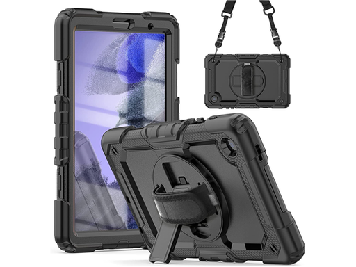 [94264] COVER SIBEITU PARA SAMSUNG GALAXY TAB A7 LITE 8.7" 2021, A PRUEBA DE CHOQUES, CON SOPORTE PARA BOLÍGRAFO, CORREA PARA MANO Y HOMBRO