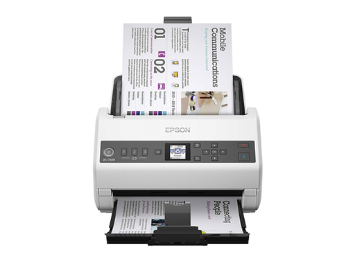 [94273] SCANNER EPSON DS-730N, NETWORK , A COLOR, EN RED, PORTATIL,  UN SOLO TOQUE, 600-1200 DPI 40 PPM / 80 IPM1 EN UN CICLO DE 4500 HOJAS, ALIMENTACIÓN VERTICAL (CARA ABAJO),ADF DE 100 PÁGINAS Y UNA PANTALLA LCD, FTP/FTPS Y SHAREPOINT, USB. (B11B259201)