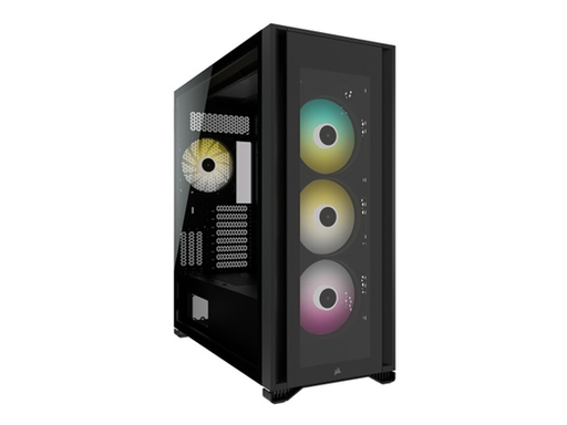 [94369] CASE CORSAIR 7000X, FULL TOWER, BLACK, 8 EXPANSION SLOT, 4X 2.5", 2X 3.5", CRISTAL TEMPLADO LATERALES, FRONTAL, TOPE,  SOPORTA 3 ABANICOS 120MM FRONTAL, TOPE Y LATERAL, (CC-9011226-WW)