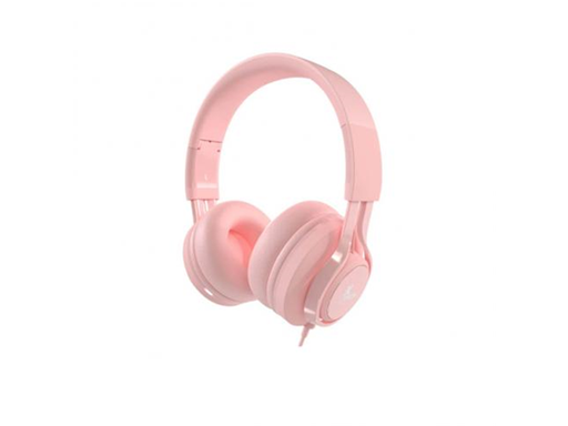 [94387] AUDIFONO CON MICROFONO XTECH CUTIE, 3.5MM , CONTROL DE VOLUMEN, RESISTENTE AL SUDOR, LIGTH PINK (XTH-355)