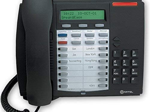 [94450] TELEFONO DIGITAL MITEL SUPERSET 4025, GRIS CARBON OSCURO