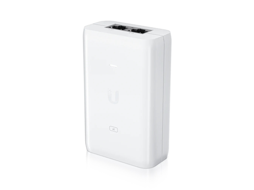 [94471] UBIQUITI U-POE-AT POWER OVER ETHERNET INJECTOR - 110 V AC, 220 V AC INPUT - 48 V DC, 320 MA OUTPUT - 1 ETHERNET INPUT PORT(S) - 1 ETHERNET OUTPUT PORT(S) - 15 W.