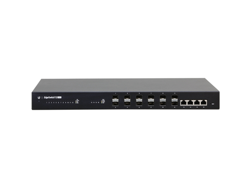 [94543] SWITCH 12 PUERTOS FIBRAS UBIQUITI EDGESWITCH MANAGEABLE  - 3 LAYER, 4 PORT GIGABITS, 1U HIGH - RACK MOUNT (ES-12F)