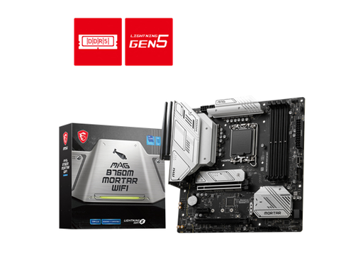 [94572] MB MSI MAG B760M MORTAR WIFI LGA 1700  SATA 6GB/S MICRO ATX
