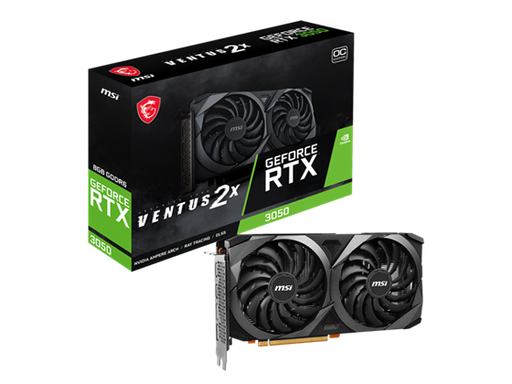 [94570] TARJETA DE VIDEO MSI GEFORCE RTX 3050 VENTUS 2X 8G OCV1 GDDR6 PCI EXPRESS