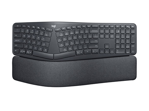 [94653] TECLADO WIRELESS ERGONOMICO LOGITECH K860 ENG COLOR NEGRO, USB, BLUETOOTH 5.0, CON DESCANSO PARA MUÑECAS, RADIO DE ACCION INALAMBRICO 10 METROS, COMPATIBLE CON MICROSOFT WINDOWS Y MAC OS.