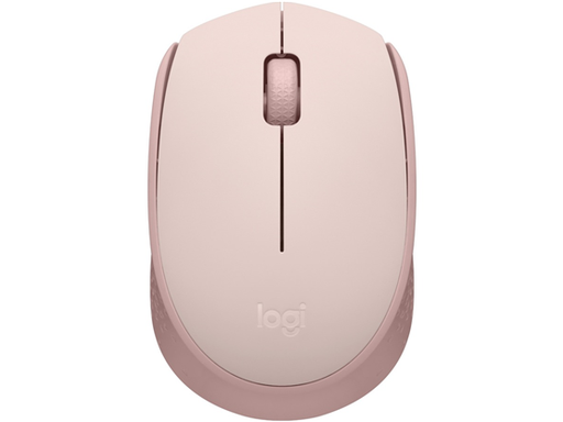 [94646] MOUSE LOGITECH M170 INALAMBRICO OPTICO, RECEPTOR USB, ROSADO.