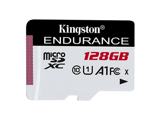 [94620] MEMORIA MICROSD KINGSTON SDXC 128GB, ESPECIALIZADA PARA VIDEOVIGILANCIA. TARJETA DE MEMORIA FLASH, HIGH ENDURANCE, 1080P, FULL HD, HASTA 95 MB/S