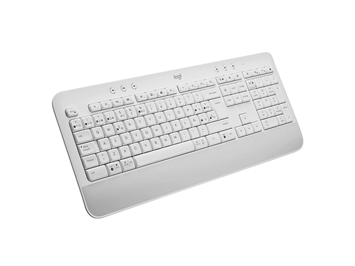 [94659] TECLADO LOGITECH K650 ESPAÑOL (SPA) COLOR BLANCO, USB WIRELESS RECEIVER 2.4GHZ WIRELESS Y BLUETOOH 5.1, 10M RANGE, CON REPOSA MANOS, 36 MESES DURACION DE LA BATERIA, COMPATIBLE CON WIN Y MAC 10.15 O POSTERIORES.