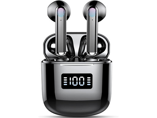 [94733] AUDIFONO CON MICROFONO XINWLD, BLUETOOTH 5.3, PANTALLA LED, 25H PLAYTIME, NEGRO