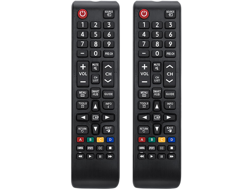 [94814] CONTROL REMOTO UNIVERSAL PARA SAMSUNG, REEMPLAZO PARA SAMSUNG SMART TV - LED LCD HDTV QLED SUHD UHD 4K 3D TV   2PK
