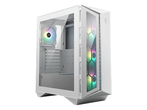[94890] CASE MSI MPG GUNGNIR 110R WHITE MID-TOWER, ATX / MICRO-ATX / MINI-ITX, 2 X USB 3.2 GEN 1 TYPE-A (5GBPS), 1 X USB 3.2 GEN 2X2 TYPE-C (20GBPS), 1 X LED SWITCH BUTTON, 1 X AUDIO-OUT, 1 X MIC-IN
