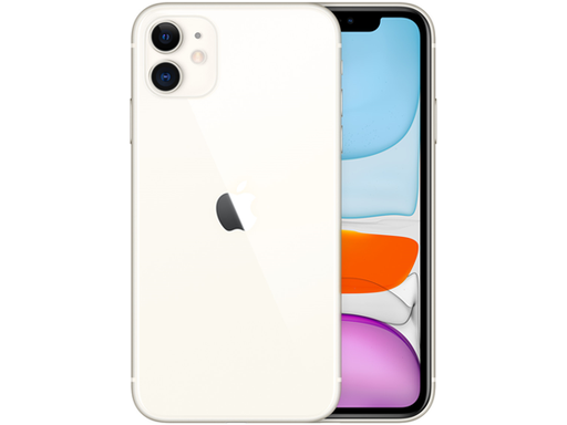 [94921] CELULAR SMARTPHONE APPLE IPHONE 11, 6.1" IPS RETINA, 828 X 1792, MEMORIA 4GB, ALMACENAMIENTO 64GB, CAMARA DELANTERA 12 MP / CAMARA TRASERA 12 MP DUAL, WHITE, DESBLOQUEADOS DE FABRICA (FACTORY UNLOCK), REFURBISHED GRADO A+ , NO INCLUYE CAJA, CARGADOR NI CABLE (IPH1164WHT-APLUS)