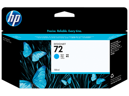 [84750] CARTUCHO HP 72 - C9371A - CYAN - 130ML - PARA IMPRESORA DESIGNJET T610 / T1100