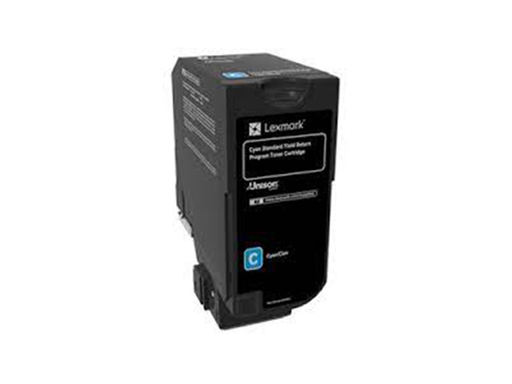 [95052] TONER LEXMARK 74C0SCG, CYAN, 7000 PAGINAS, PARA IMPRESORAS CS720DE, LEXMARK CS725DE, LEXMARK CX725DE