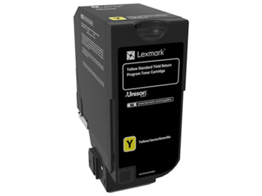 [95051] TONER LEXMARK 74C0SYG, YELLOW, 7000 PAGINAS, PARA IMPRESORAS CS720DE, LEXMARK CS725DE, LEXMARK CX725DE