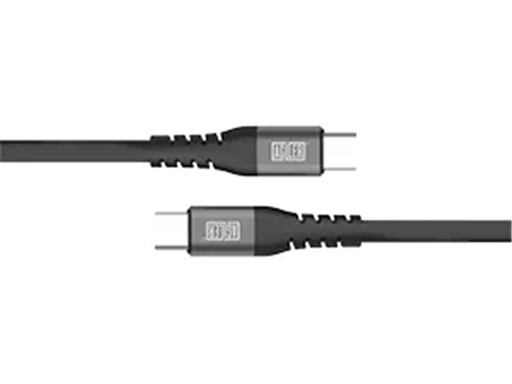 [95072] CABLE AGILER USB C A USB C, 6 PIES, NEGRO. 65W FAST CHARGE