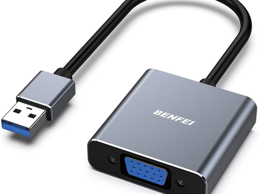 [95080] ADAPTADOR BENFEI USB 3.0 A VGA, GRIS