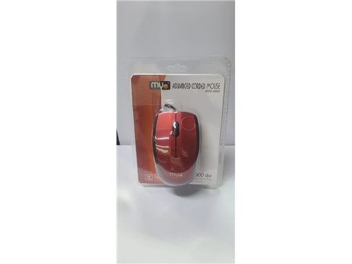 [95171] MOUSE MYO USB, ROJO (MYO-3005 RED)