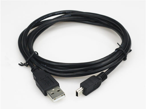 [83307] CABLE XTECH  XTC-317,USB MINI, 5 PIN, 6FT, NEGRO.(XTC-317)