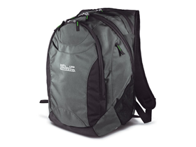 [73209] BULTO DE NOTEBOOK KLIPX GREENSTONE 17" GRIS/NEGRO TIPO MOCHILA (KNB-418)