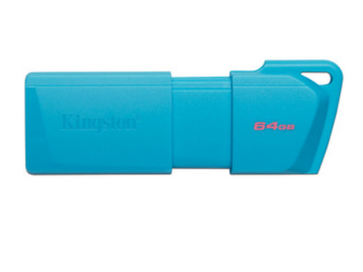 [95301] MEMORIA USB 64GB KINGSTON, 3.2 GEN.1 DATATRAVELER EXODIA (AZUL NEON) - KC-U2L64-7LB