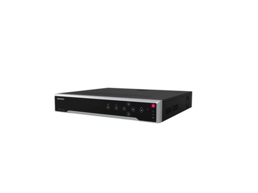 [95027] NVR HIKVISION, 32 CANALES, 4K, 4 BAHÍAS DE DISCO DURO, HASTA 12MP, SOPORTA POS, 32 CANALES POR RED.
